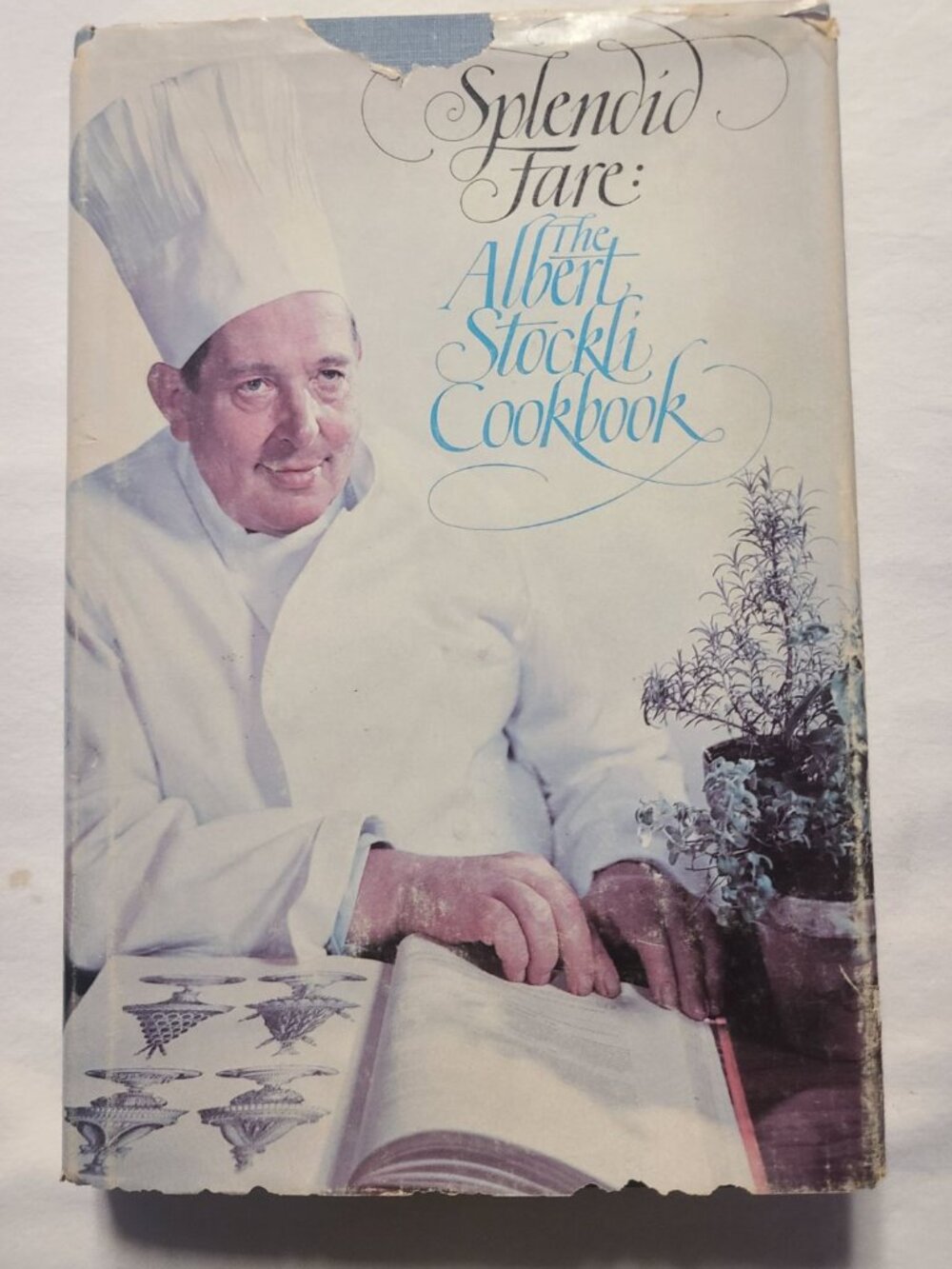 Splendid Fare Albert Stockli Cookbook 1970 Hardcover 450+ Recipes Chef Guide NYC